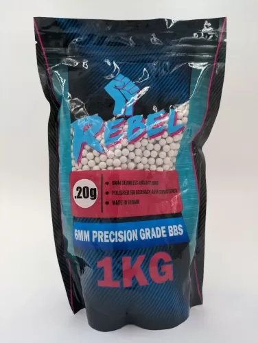 Rebel Precision 6mm BBs 1kg Bag - 0.20g 