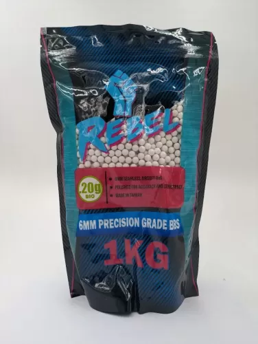 Rebel Precision BIO 6mm BBs 1kg Bag - 0.20g 