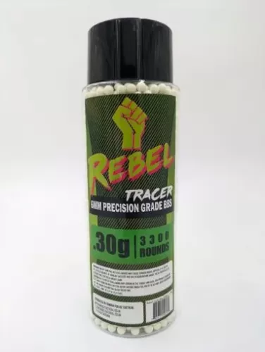 Rebel Precision 6mm Tracer BBs 3300ct Bottle - 0.3g