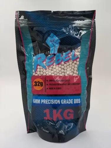 Rebel Precision 6mm BBs 1kg Bag - 0.32g