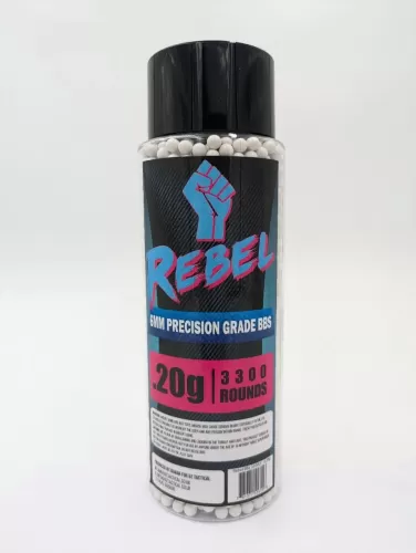 Rebel Precision 6mm BBs 3300ct Bottle - 0.2g